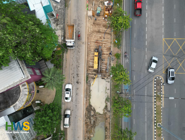 ดันลอดท่อ HDD ท่อ HDPE หรือ PPR หาดใหญ่ จังหวัดสงขลาและพื้นที่ใกล้เคียง
